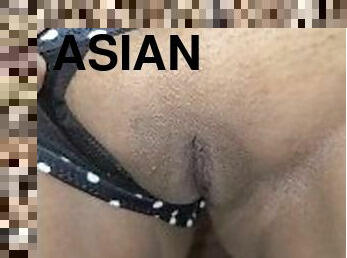 asiatique, chatte-pussy, amateur, maman, serrée, clignotant