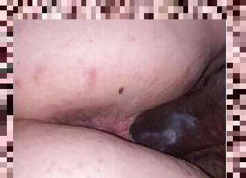 cul, amateur, ejaculation-sur-le-corps, énorme-bite, interracial, milf, maison, maman, ejaculation-interne, black