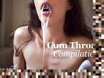 Pulsating Throatpie Compilation, Sloppiest Cum In Closed Mouth - Amateur Lanreta