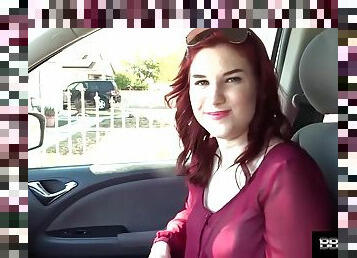 18yo Amateur Jules Gets Her First Bbc In A Van!