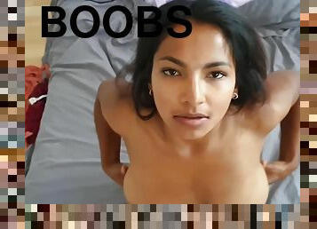 Huge Boobs And Latika Jha - Cutest Indian With Takes Care O