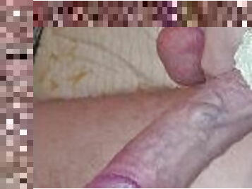 Jerking my sissy 5inche Virgin white dick need Real BBC dick to jerk off together