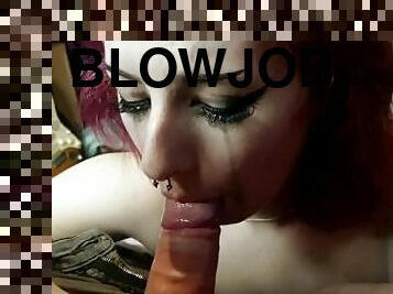 amatir, blowjob-seks-dengan-mengisap-penis, remaja, deepthroat-penis-masuk-ke-tenggorokan, pasangan, inggris, ditindik, menyumbat, orang-biadab, putih