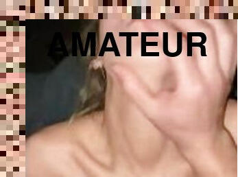 fête, écolière, amateur, babes, ejaculation-sur-le-corps, ados, maison, point-de-vue, collège, blonde