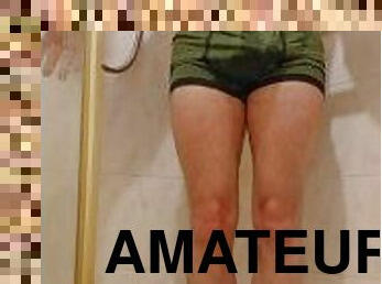 meando, amateur, bragas, fetichista