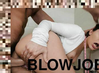 doggy, pussy, blowjob, fingret, føtter, cowgirl