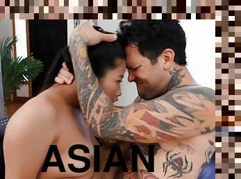 Lustful asian fatty Alona Bloom amazing adult video
