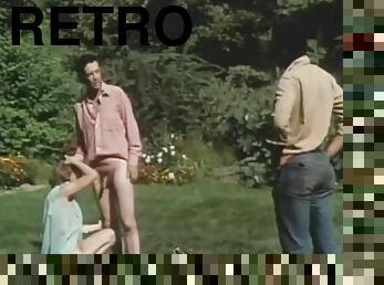 chupanços, tiro-ao-alvo, vintage, sexo-em-grupo, retro, duplo, penetração