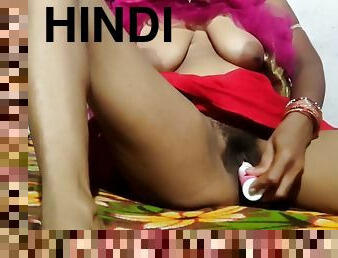 Hot Hindi Bhabhi Powder Bottle Fuck