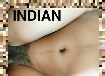 berambut, amateur, gadis-indian, webcam