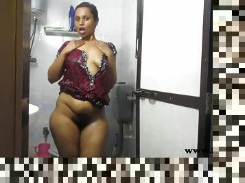 traseiros, banhos, teta-grande, amador, mulher-madura, indiano, excitante, webcam, chuveiro, sozinho