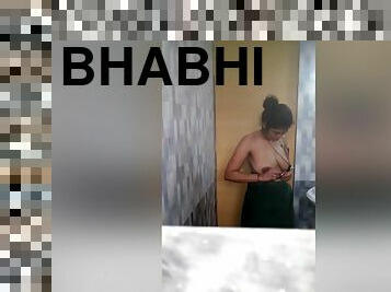 Today Exclusive-super Hot Desi Bhabhi Bathing Capture By Hidden Cam Part 1
