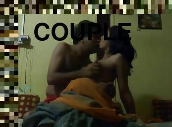Exclusive- Horny Desi Couple Romance And Blowjob On Webcam Show