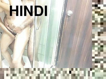 mandi, amateur, gadis-indian, pasangan, makcik, webcam, mandi-shower, rambut-perang