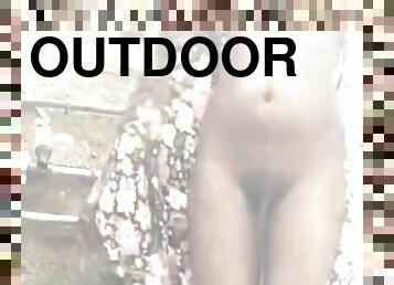 en-plein-air, amateur, ados, indien, solo, petits-seins