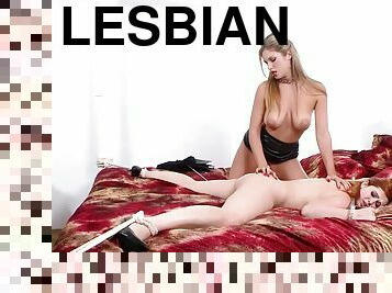 anal, lesbienne, jouet, bdsm, blonde