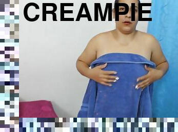 hardcore, creampie, kåt, spansk