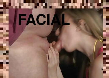 facial, loira