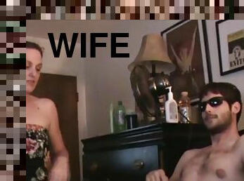 Wife suck friend on cam