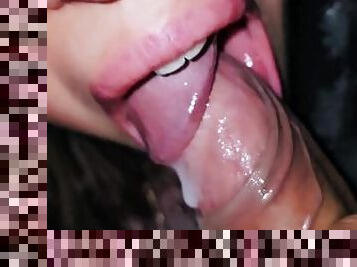 Mouthfull of cum