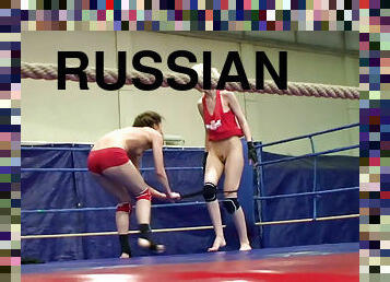Russian Irina Bruni beats the shit out of Alexa Wild