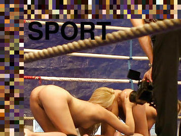 Brandy Smile and Kathia Nobili wrestling match turns into sex