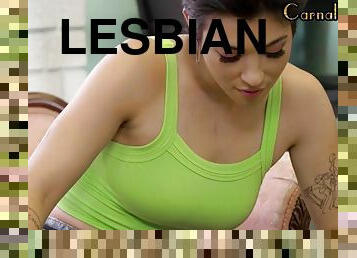 lesbické, teenagerské, prstovanie, červenovláska, spodné-prádlo, neslušné, malé-prsia