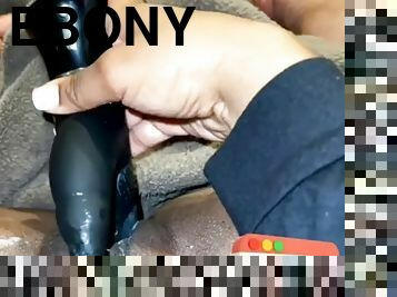 Horny Ethiopian Ebony Whore Toying Creamy Wet Pussy