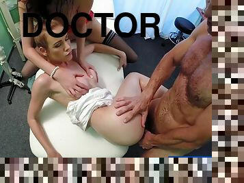 FakeHospital Nurse patient doctor threesome