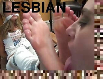 lesbisk, bdsm, fødder, bundet, fetish, bondage