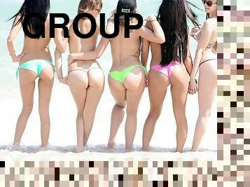 vieux, fête, public, écolière, amateur, ados, hardcore, maison, sexe-de-groupe, plage