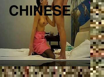Long hair chinese hooker drink ejaculant on cam - amateur porn