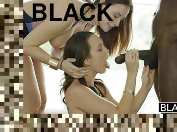 Blacked Friends Jade Nile And Chanel Preston Enjoy Big Black Dick Together - ANALDIN