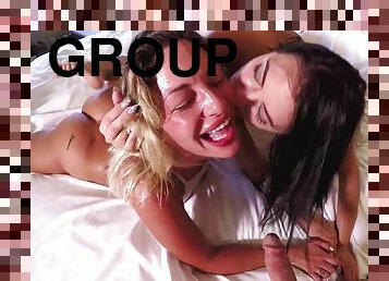 cul, orgasme, giclée, amateur, babes, énorme-bite, hardcore, sexe-de-groupe, trio, baisers