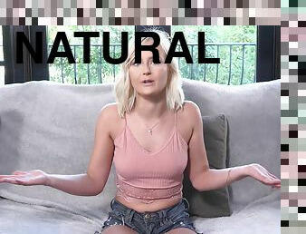 Amazing blonde teen Natalia Queen getting fucked on camera