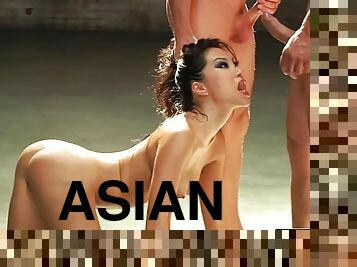 asiatique, gros-nichons, anal, hardcore, japonais, belle, par-voie-orale, bout-a-bout