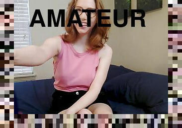 Amateur Geek girl - Bratty Feminization Encouragement - solo