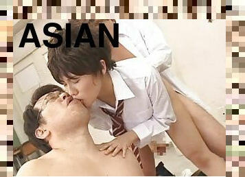 Asian teen group sex creampie close up