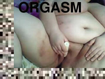 grosse, orgasme, milf, belle-femme-ronde
