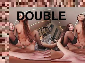 DOUBLE ANAL 3 - Hardcore Pornstar FFF Threesome with Alternate Girl