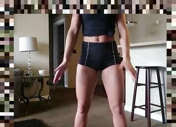 EXERCISING A RICH ASS AND LEGS fitness