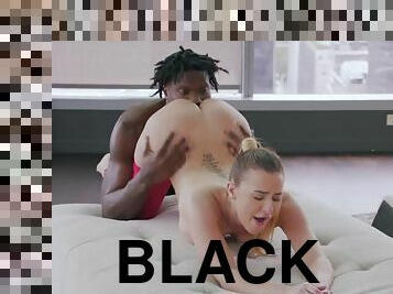Tight Model doesn't have Time for anything but BIG BLACK COCK