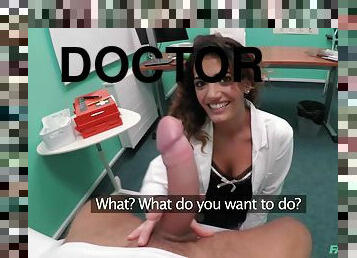 Doctor fucks filthy assistant Penelope Cum