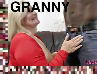 Granny Has Interracial Butt Fucking Sex