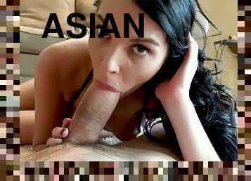 asiatique, levrette, masturbation, fellation, ejaculation-sur-le-corps, jouet, ejaculation, percé, vengeance, petits-seins