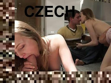 na-verejnosti, swingers, skupinový-sex, trojka, pov, české