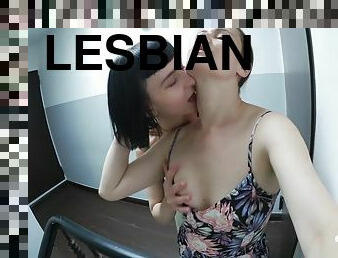 Horny lesbo aphrodisiac sex clip