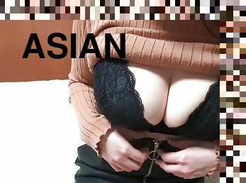 asiatisk, store-patter, monster, udløsning, hardcore, hjemmelavet, japans, synsvinkel, sperm, undertøj