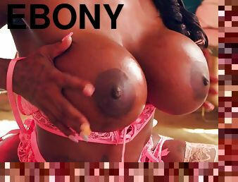 Big Titted Ebony Pov - webcam solo
