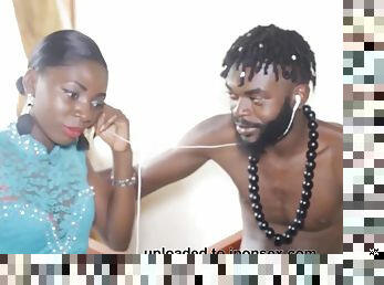 cameroonian ebony babe fucked by handsome dude - Amateur